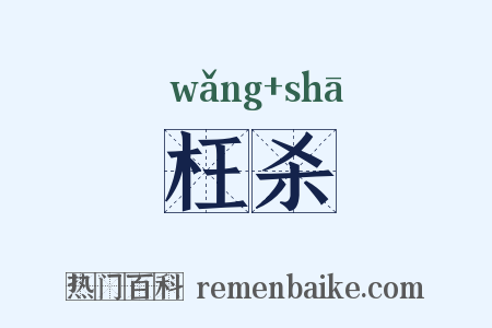 枉杀是什么意思的图片